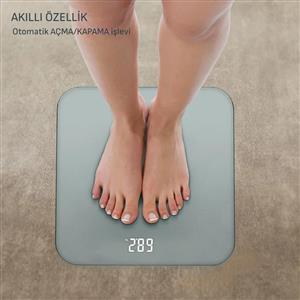 Tefal Classic 180 Kg Kapasiteli Tartı - Gri