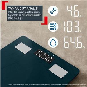 Tefal Body Up3 BM2600V0 Akıllı Cam Dijital Vücut Analizli Baskül