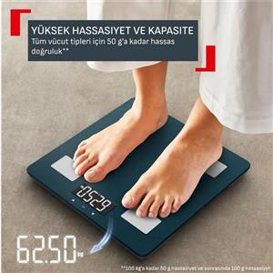 Tefal Body Up3 BM2600V0 Akıllı Cam Dijital Vücut Analizli Baskül
