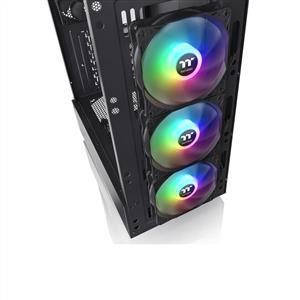 THERMALTAKE View 200 TG 650W 80PLUS ARGB 4x120mm Fanlı MidT ATX Siyah Kasa