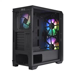 THERMALTAKE COMMANDER G33 TG 750W 80PLUS 2x200mm ARGB FANLI MidT GAMING KASA