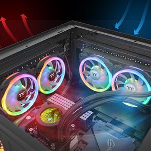 THERMALTAKE SWAFAN Duo ARGB 3x120mm Fanlı + Kontrolcülü Kasa Fan Kiti