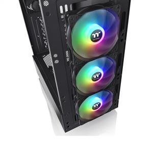 THERMALTAKE S200 TG 550W 80PLUS ARGB 4x120mm Fanlı MidT ATX Siyah Kasa