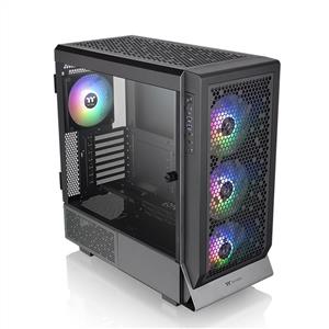 THERMALTAKE Ceres 500 TG ARGB 4x140mm Fanlı Siyah MidT ATX Kasa