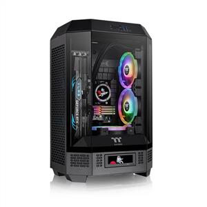 THERMALTAKE THE TOWER 300 TG BLACK MICRO TOWER KASA