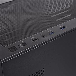 THERMALTAKE H390 TG 650W 80PLUS BRONZE ARGB 4x120mm FANLI MidT ATX SİYAH OYUNCU KASASI