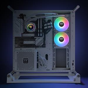THERMALTAKE TH240 V2 BEYAZ ARGB Led Fanlı 240mm Intel/AM5 Uyumlu Sıvı Soğutma Sistemi