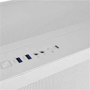 THERMALTAKE View 380 Beyaz 4x120mm ARGB Fanlı Back-Connect Destekli MidT ATX Kasa