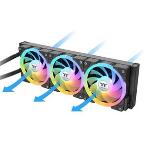 THERMALTAKE Magfloe360 Ultra 3,95" LCD Ekran 3x120mm ARGB Fanlı 360mm Sıvı Soğutma Sistemi