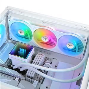 THERMALTAKE TH360 V3 Beyaz ARGB Led Fanlı 360mm LGA1700/AM5 Serisi Uyumlu Sıvı Soğutucu