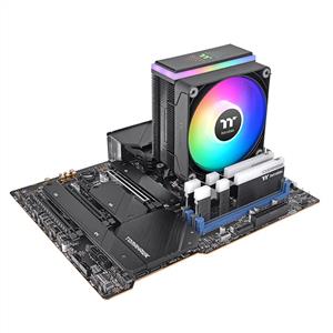 THERMALTAKE ASTRIA 200 Black 120mm ARGB Fanlı ARGB TT Logo Led LGA1700/AM5 Uyumlu İşlemci