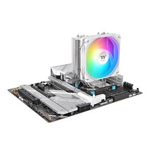 THERMALTAKE UX400 White 120mm ARGB Fanlı LGA1851/AM5 Uyumlu İşlemci Soğutucu