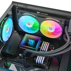 THERMALTAKE TH240 V3 Black ARGB Led Fanlı 240mm Intel/AM5 Uyumlu Sıvı Soğutucu