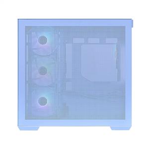 THERMALTAKE View 380 Hydrangea Blue 850W 80PLUS GOLD 4x120mm ARGB Back-Connect ATX KASA