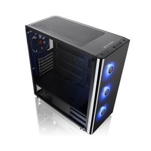 THERMALTAKE V200TG 3x120MM RGB FANLI MidT ATX GAMING KASA