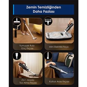 Tineco Floor One Switch S6 Stretch Powerkit Şarjlı Islak Kuru Süpürge