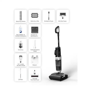 Tineco Floor One Switch S6 Stretch Powerkit Şarjlı Islak Kuru Süpürge