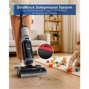 Tineco Floor One i5 Stretch Plus Şarjlı Islak Kuru Süpürge