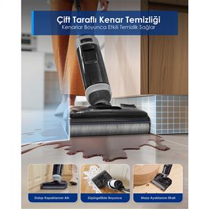 Tineco Floor One i5 Stretch Plus Şarjlı Islak Kuru Süpürge