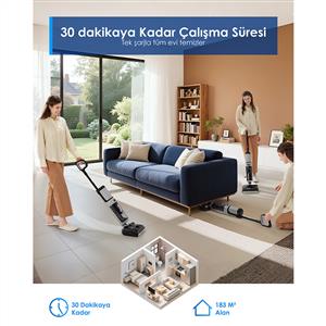 Tineco Floor One i5 Stretch Plus Şarjlı Islak Kuru Süpürge