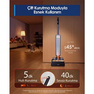 Tineco Floor One S9 Scientist Şarjlı Islak Kuru Süpürge
