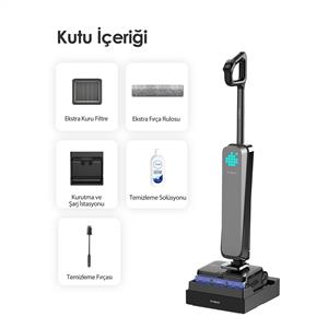 Tineco Floor One S9 Scientist Şarjlı Islak Kuru Süpürge