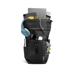 Tomtoc 15.6" Navigator Serisi Notebook Sırt Çantası 17-23L - Siyah