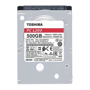 Toshiba 2,5'' 500GB L200 SATA 3.0 8MB Önbellek 5400Rpm 7mm Harddisk
