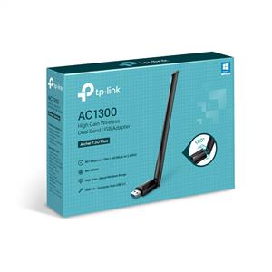 TP-LINK ARCHER T3U PLUS 400MBPS-867MBPS DUAL-BANT KABLOSUZ-AC USB ADAPTÖR