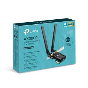 TP-LINK ARCHER TX55E 574MBPS-2402MBPS Wi-Fi 6 / BLUETOOTH 5.2 PCI-E KART