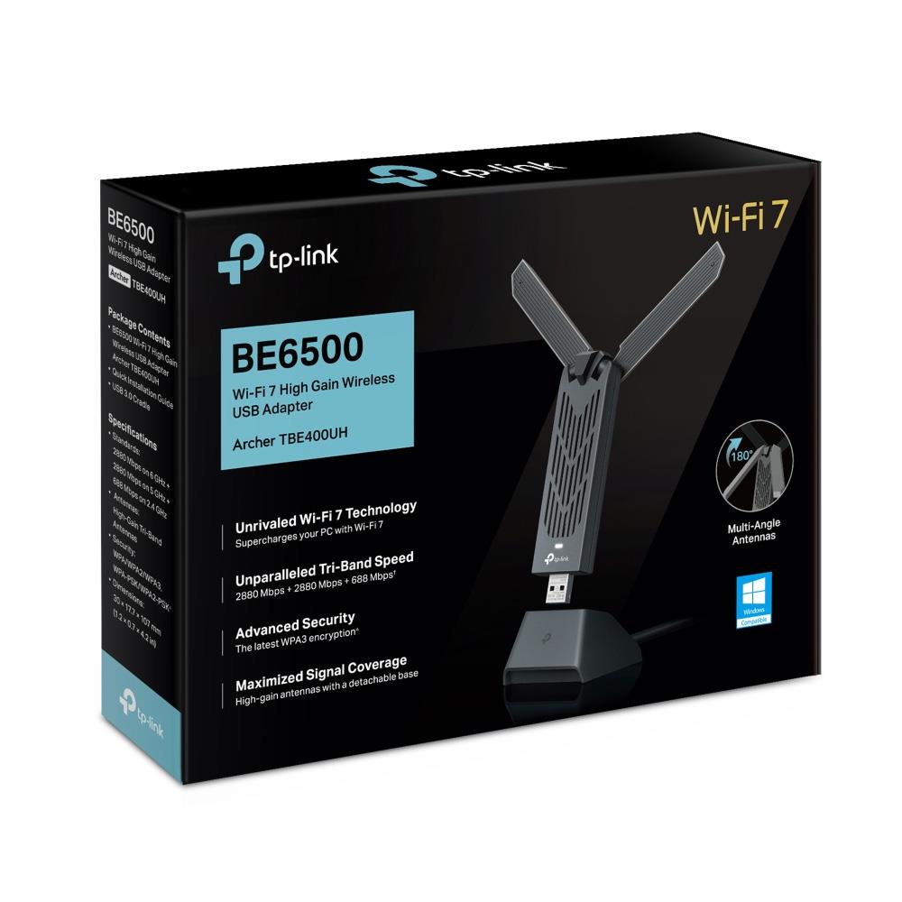 TP-LINK ARCHER TBE400UH TRI-BANT Wi-Fi 7 USB Adaptör - Vatan