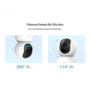 TP-LINK TAPO TC70 360° KABLOSUZ IP KAMERA 1080P