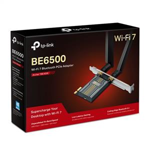 TP-LINK ARCHER TBE400E 688MBPS-2882MBPS-2882MBPS TRI-BANT Wi-Fi 7 / BLUETOOTH PCI-E KART