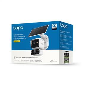 TP-LINK TAPO C645D 360° GÜNEŞ ENERJİLİ ÇİFT LENS DIŞ MEKAN KABLOSUZ IP KAMERA 2K KİT