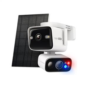 TP-LINK TAPO C675D 360° GÜNEŞ ENERJİLİ ÇİFT LENS DIŞ MEKAN KABLOSUZ IP KAMERA 4K KİT