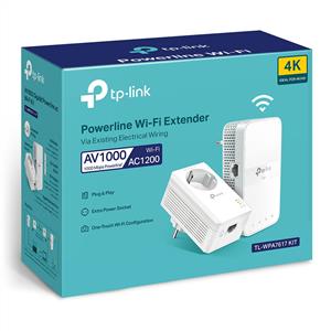 TP-LINK TL-WPA7617 KIT 300MBPS-867MBPS KABLOSUZ-AC POWERLINE ADAPTÖR KİTİ