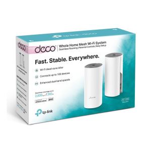 TP-LINK DECO E4 300MBPS-867MBPS DUAL-BANT WI-FI MESH KABLOSUZ-AC ROUTER (2'Lİ)