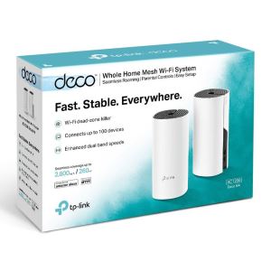 TP-LINK DECO M4 300MBPS-867MBPS DUAL-BANT WI-FI MESH KABLOSUZ-AC ROUTER (2'Lİ)