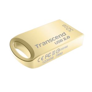 TRANSCEND 32GB JetFlash 510 USB 2.0 Gold USB Bellek