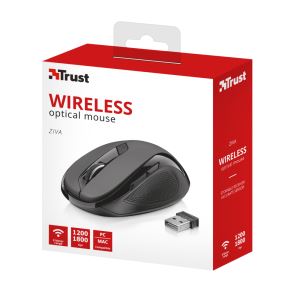 TRUST 21949 Ziva Kablosuz Optik  Ek 5 Dugmeli Mouse