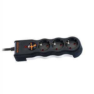 TUNÇMATİK POWERSURGE 3 Lİ SURGE PROTECTION PLUG 1050 JOULE- (SİYAH)