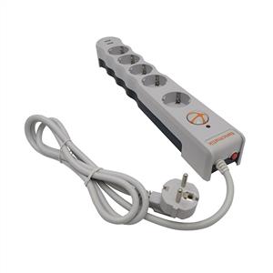 TUNCMATİK POWERSURGE 5 + USB SURGE PROTECTION PLUG 1050 JOULE - BEYAZ