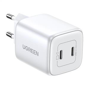 UGREEN Nexode 45W GaN Hızlı Şarj Cihazı Type-C QC PD 2xUSB-C - Beyaz