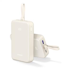 UGREEN 20.000 mAh PD 20W Kablolu Hızlı Şarj Powerbank - Bej