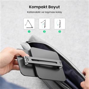 UGREEN Ayarlanabilir Metal Tablet Tutucu Standı - Uzay Grisi