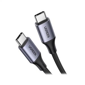 UGREEN USB-C 240W Örgülü Hızlı Şarj Kablosu 1m - Siyah