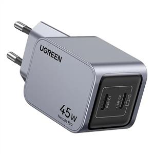 UGREEN Nexode Pro 45W GaN Hızlı Şarj Cihazı ( Type-C QC PD 2xUSB-C ) - Uzay Grisi