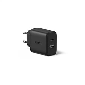 UGREEN 20W 2 Portlu Hızlı Şarj Cihazı ( 1xUSB-A, 1xUSB-C ) - Siyah