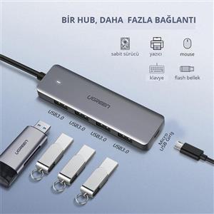 UGREEN 4 Portlu USB 3.0 Hub USB Çoklayıcı Adaptör