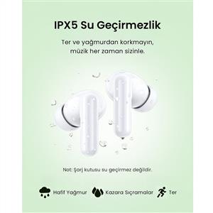 UGREEN HiTune P3 Yapay Zeka Gürültü Engelleyici Kablosuz Kulak İçi Kulaklık - Beyaz